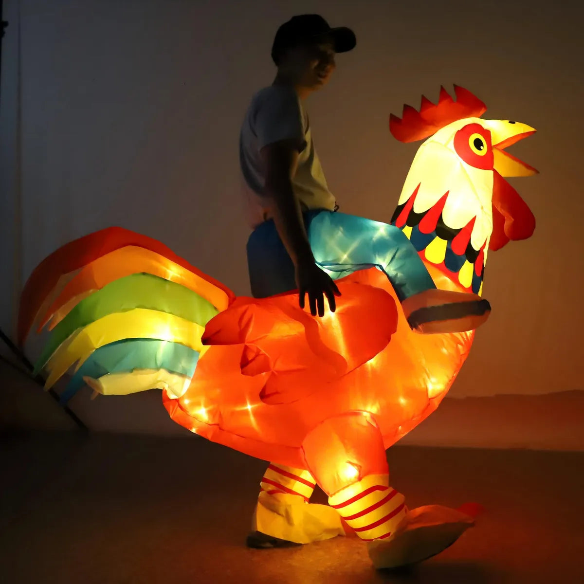 Disfraz Gallo inflable - Adulto