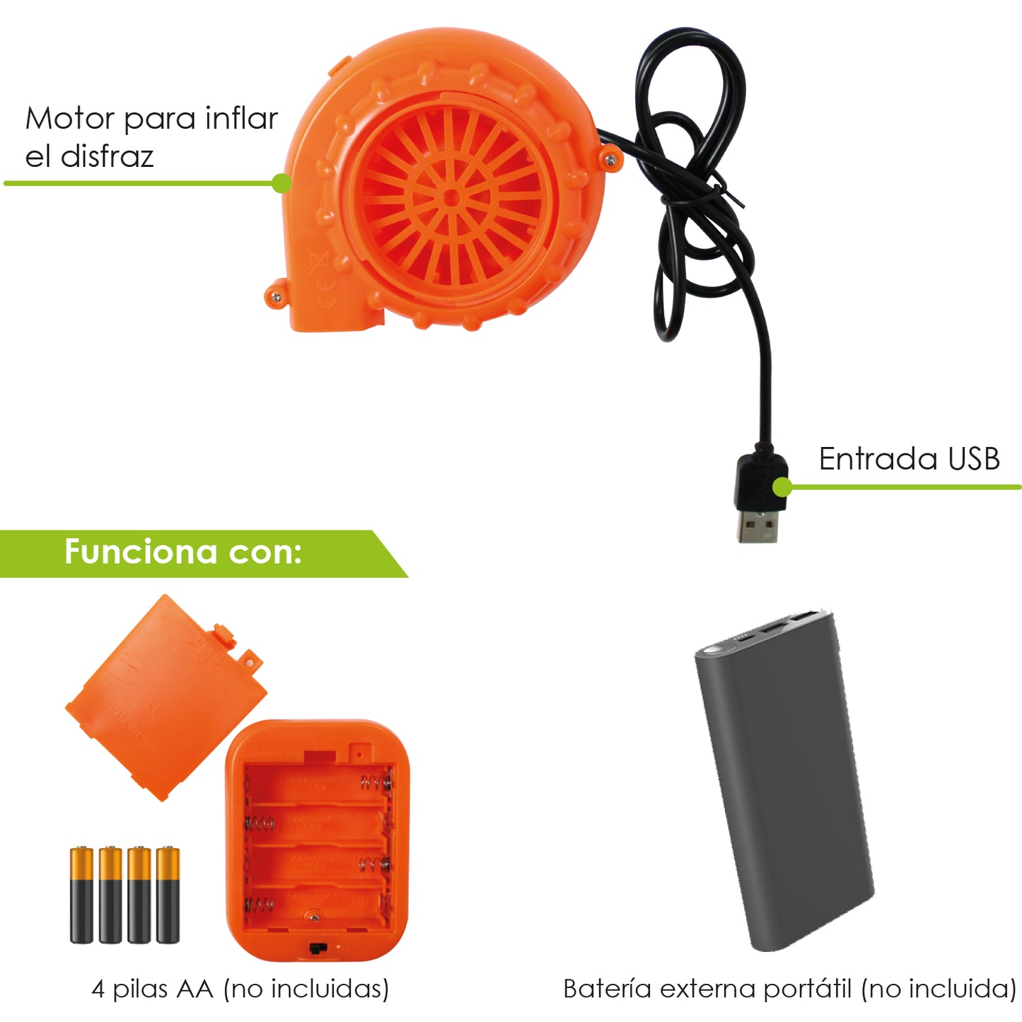 Disfraz inflable Alien - Adulto