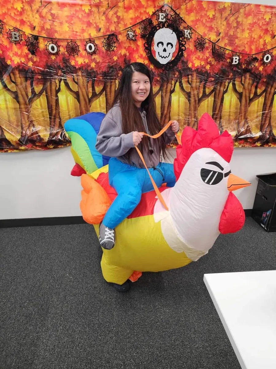 Gallo inflable - Adulto