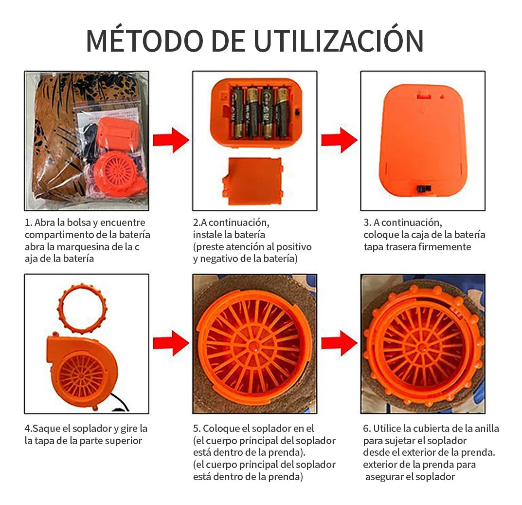 Disfraz Panda inflable - Adulto