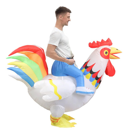 Disfraz Gallo inflable - Adulto
