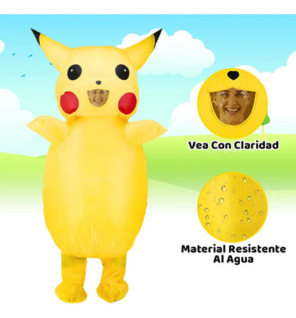 Disfraz Pikachu inflable - Adulto
