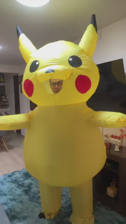 Disfraz Pikachu inflable - Adulto